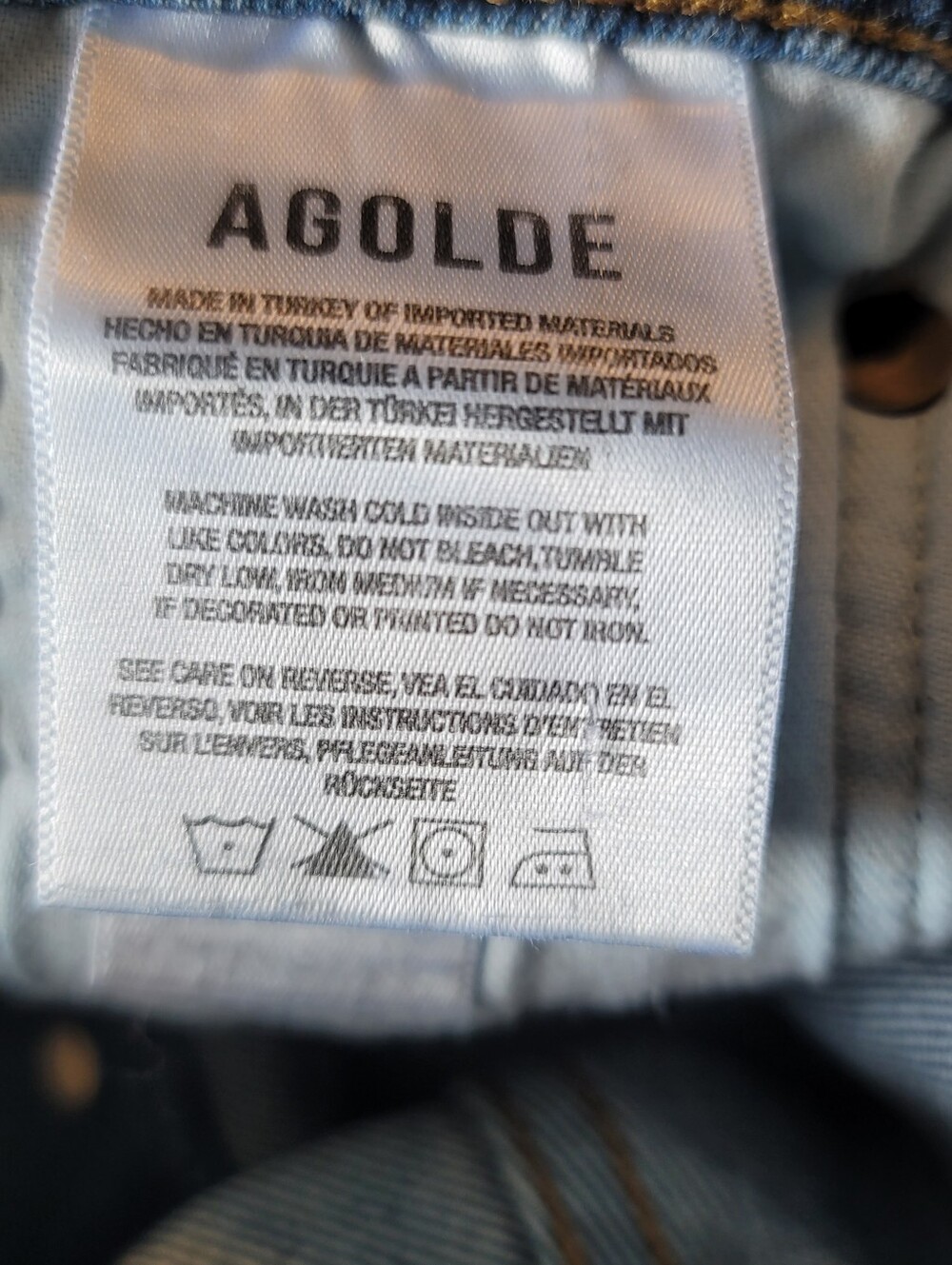 Agolde Riley Straight Leg Jeans - Picture 5 of 5